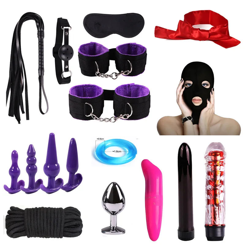 Mask Anal - US $19.99 |Women Men Porno Sex Handcuffs Whip Mouth Gag Sex Mask Anal Plug  Bdsm Bondage Set Sexy Lingerie Toys for Adults-in Vibrators from Beauty &  ...
