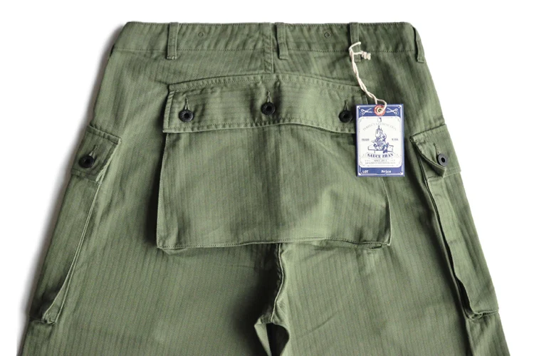 SauceZhan USMC P44 армии США HBT шорты винтажные повседневные шорты американские ретро военные шорты комбинезоны мужские шорты Baker брюки