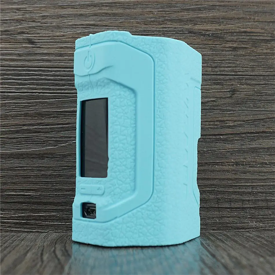 

2pcs silicone Case for Wismec Luxotic DF 200W Mod Box texture Protective Cover Skin for Accessories Wrap Sleeve Gel decal