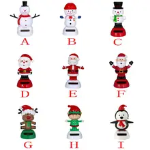 Автомобилей для укладки Интимные аксессуары новые солнечные Танцы размахивая анимированные bobble танцор украшения снеговик Пингвин Рождественский подарок