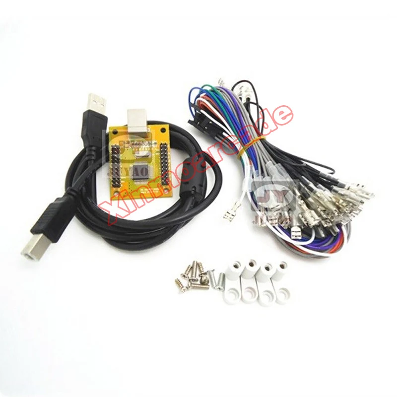 PC PS/3 2 IN 1 Arcade to USB Dual Controller 2 Players MAME Multicade Keyboard Encoder Simulator USB to Jamma Game Controller PC PS/3 2 IN 1 Arcade to USB Dual Controller 2 Players MAME Multicade Keyboard Encoder Simulator USB to Jamma Game Controller