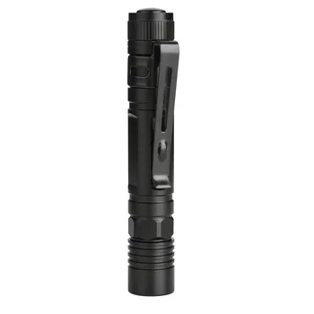 

New PE LED Flashlight Clip Mini FlashLight Penlight Portable Pen Torch Lamp outdoor travel hunting lighting flashlight #3J24