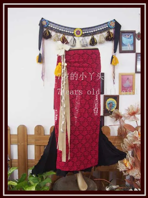 

Кружевная юбка для танца живота DAA09