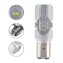 H6 BA20D Bombillas Led 1200LM Led Linterna de La Motocicleta H/L Lámpara Scooter ATV Moto Accesorios Faros de Niebla Para Suzuki
