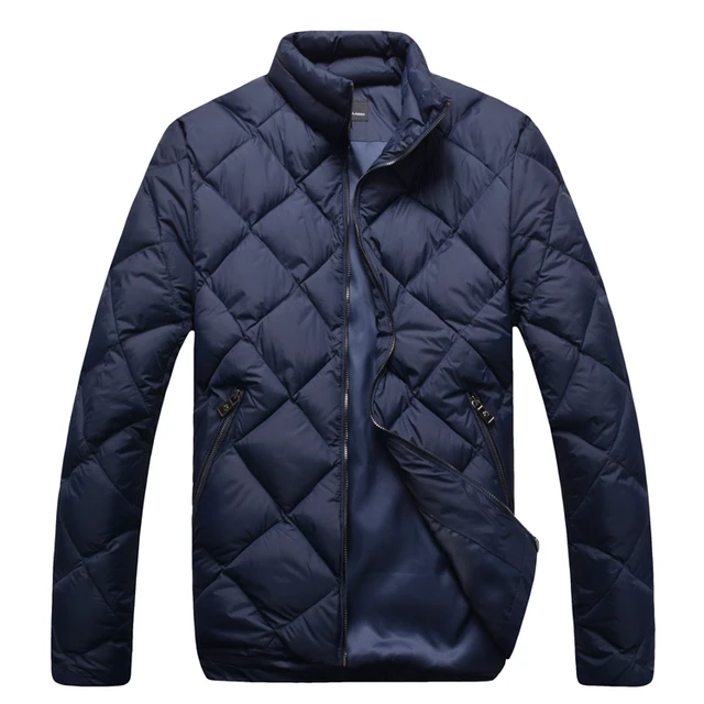 Cheap Angelo galasso jacket men's 2016 launching cotton-padded fashion comfort warming straight style gentleman free shipping