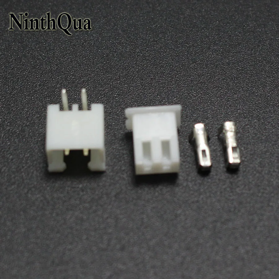 

50sets XH2.54-2P Connector 2.54mm 2Pin XH right angle Header + Housing + Terminal for PCB Car Automotive