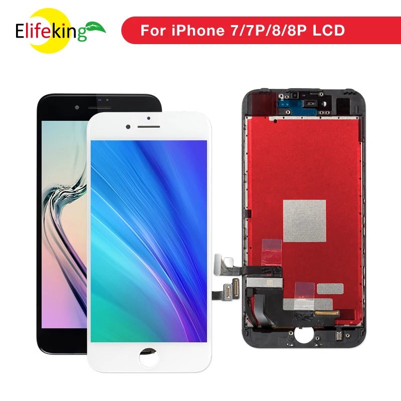 

1PCS Grade AAA LCD For iphone 7 7 Plus 8 8 Plus Display Touch Screen Digitizer Replacement Full Assembly LCD With Repair Tools