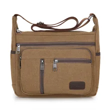 100% Cotton Canvas Crossbody Bag Men Military Army Vintage Messenger Bags Shoulder Bag Casual Travel school Bags Solid Package one piece totoro bag men messenger bags canvas shoulder bag lovely cartoon anime neighbor crossbody school letter bag