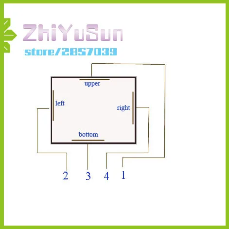 ZhiYuSun оптовая продажа 3 шт./лот 050007 115 мм * 67 5 дюймов 4 линии сенсорный экран панель