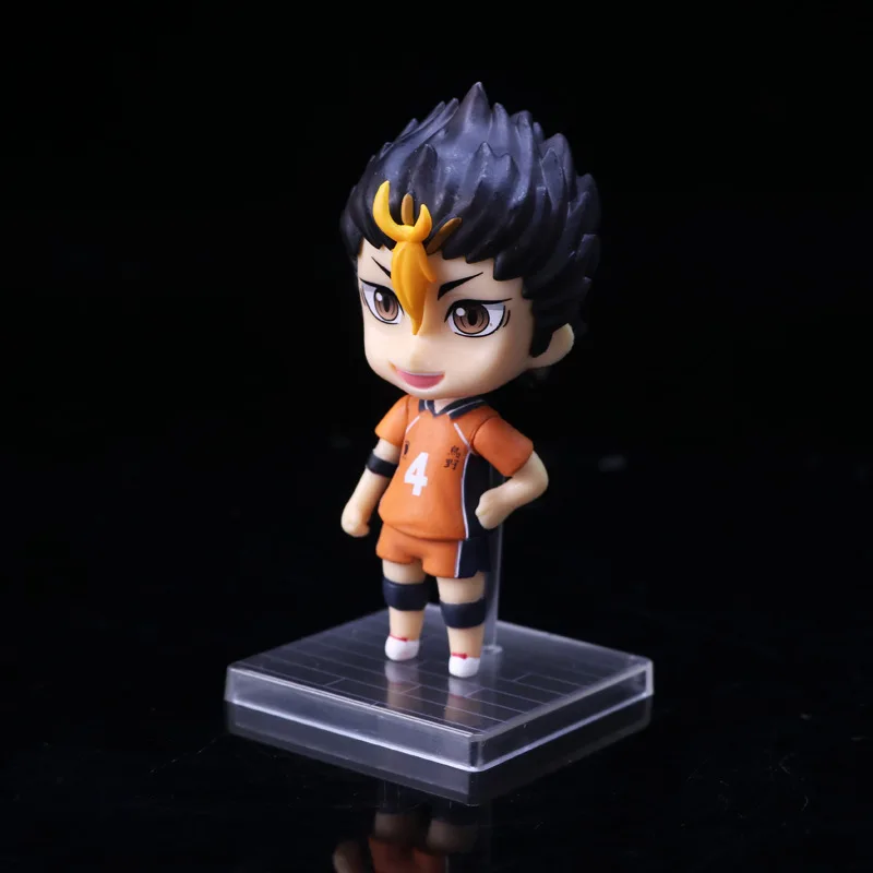 Haikyuu ПВХ фигурка модель игрушки~ Kageyama tobio, nishioya yuu, Hinata syouyou, Kenma kozume, Koushi sugawara, Tsukishima kei