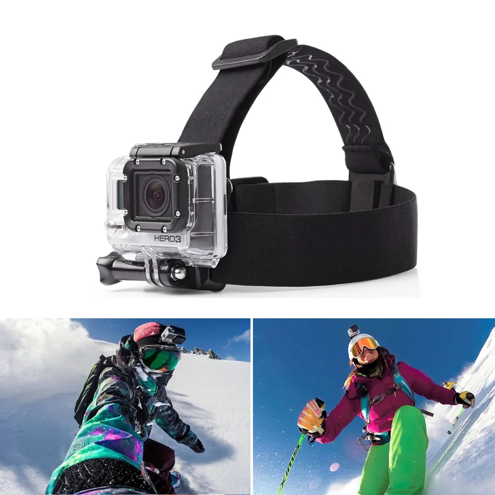 

Non-Slip Elastic Adjustable Headband Headstrap Head Strap Mount For Gopro HD Hero 1/2/3/3+ Sport Action Camera Accessories