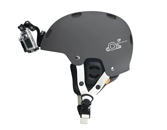 Orbmart Комплект переднего крепления на шлем с регулировкой изогнутого клеевого кронштейна j-крюк Пряжка для Gopro Hero 4 3 Xiaomi Yi Спортивная камера