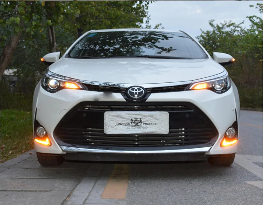 2017 2018 год дневные бамперы Levin altis светодиодный противотумансветильник corolla camry reiz
