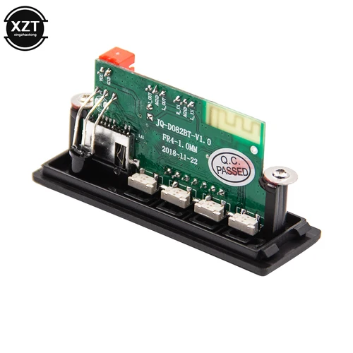 자동차 오디오 USB TF FM 라디오 MP3 모듈, 무선 블루투스 5.0, 12V MP3 WMA 디코더 보드, 차량용 원격 제어, MP3 플레이어, 신제품 4