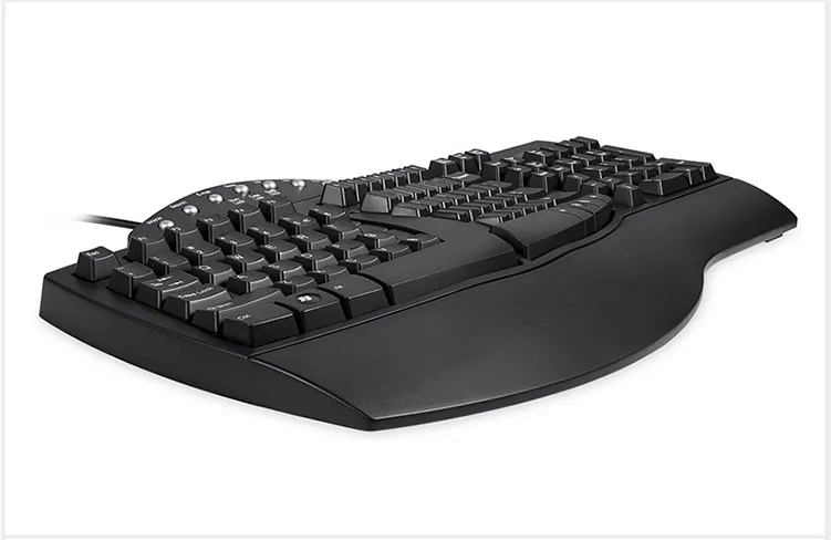 Perixx PERIBOARD 512II эргономичный Разделение Клавиатура проводная USB дизайн