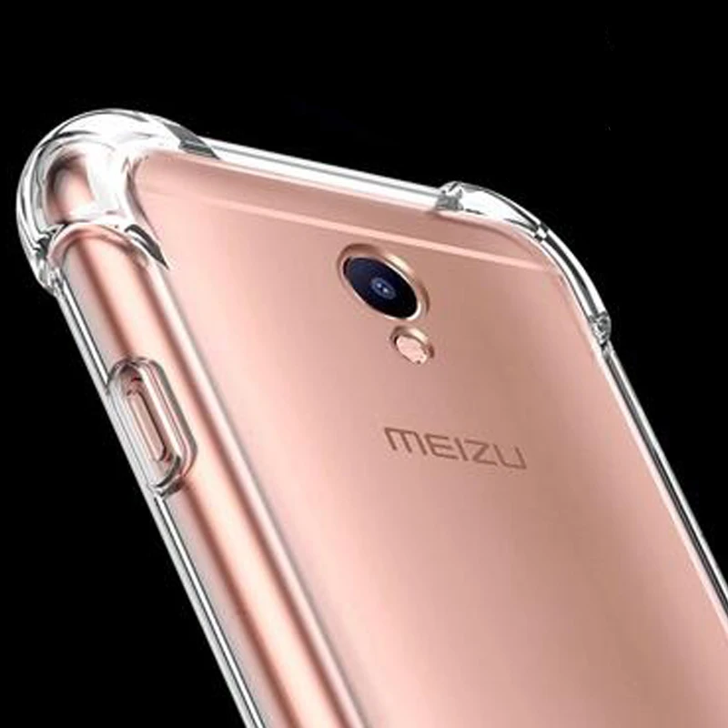 

luxury tpu shockproof protector phone back coque,cover,case for meizu m5 note m5note silicon silicone original transparent m 5