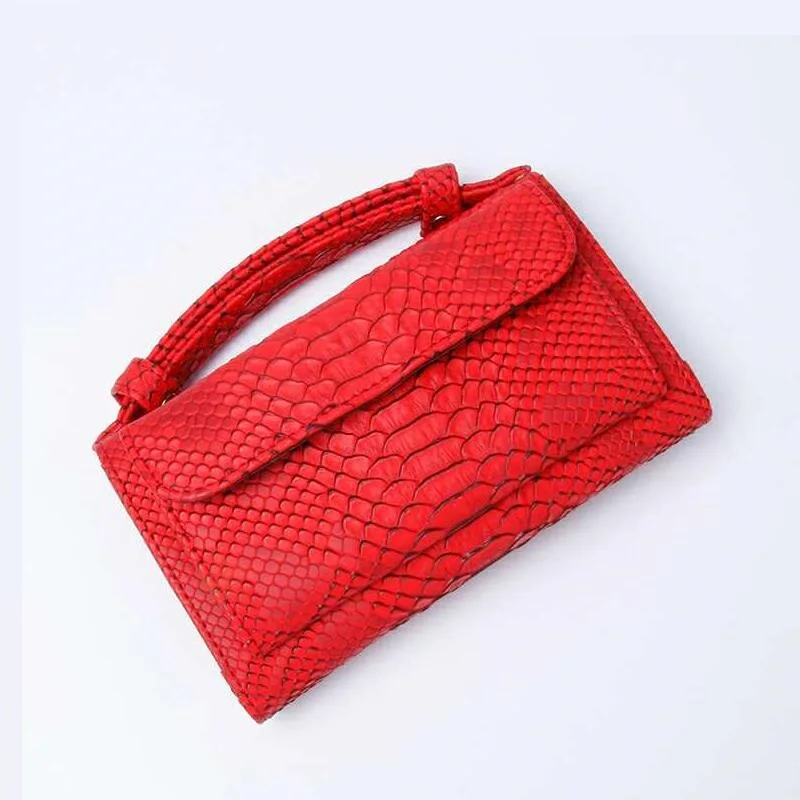 

2019 New Arrival Women Clutch Cow Genuine Leather Small Handle Chain Shoulder Bag Fashion Brand Messenger Bags Ladies Travel Sac