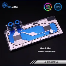Bykski Full Coverage GPU Water Block For Reference GeForce GTX690 Graphics Card N-GX690-X
