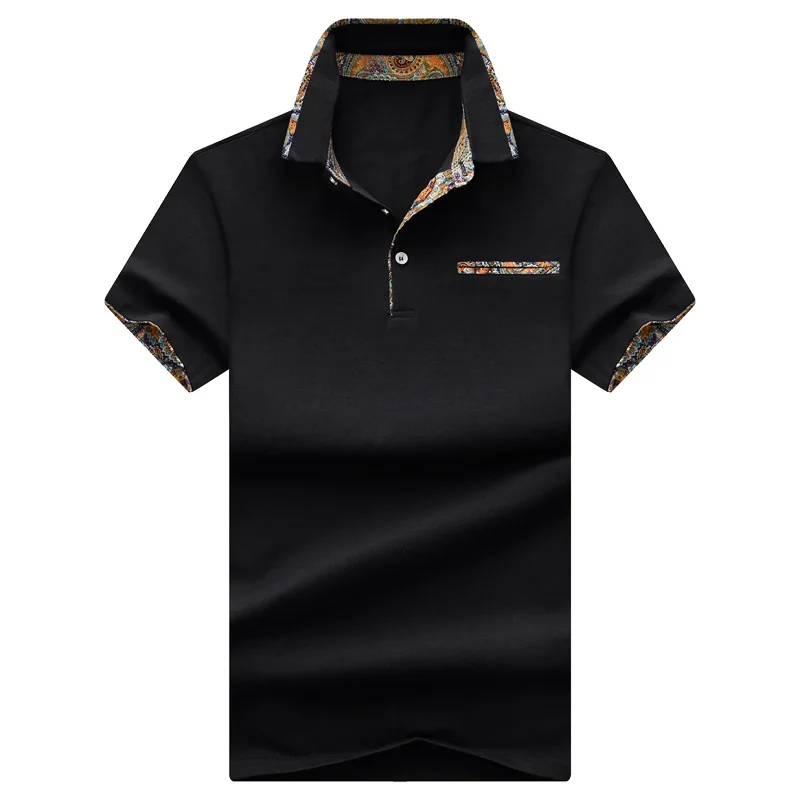  2018 Fashion Short Sleeve Polo Shirt Men lapel Summer Polo Men Brand Shirt Casual Dry Fit Pure colo