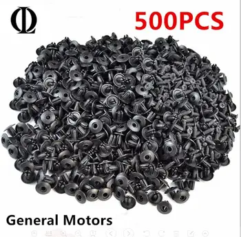 

100X/lot 8mm Push-type Plastic Rivets Fastener clamp Auto Bumper Mudguard fixed Clips for Nissan Mazda Honda Mitsubishi