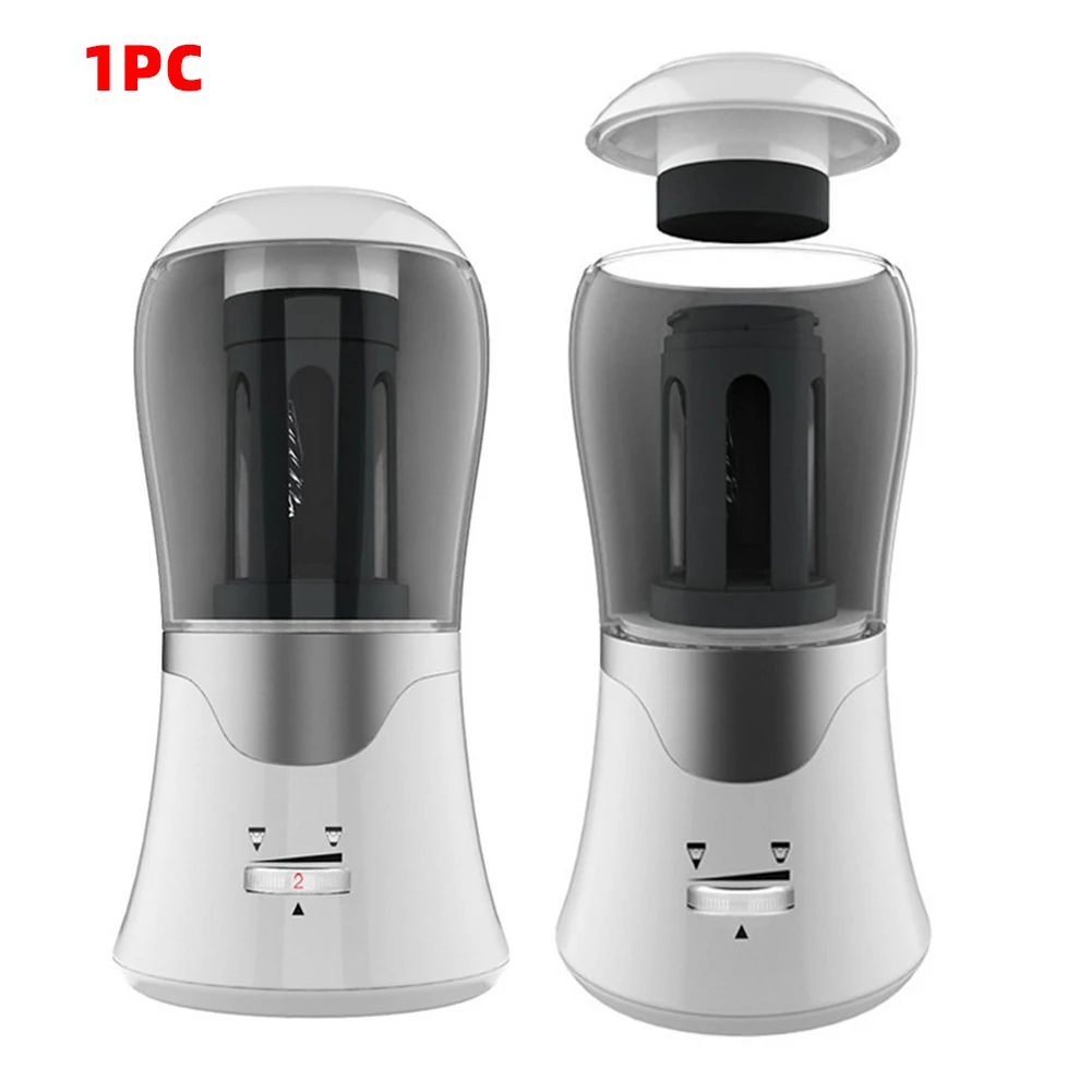 

Efficient Electric Quick Students Stationery Desktop Cutter Non Slip Safety Pencil Sharpener Large Capacity Adjustable Thickness