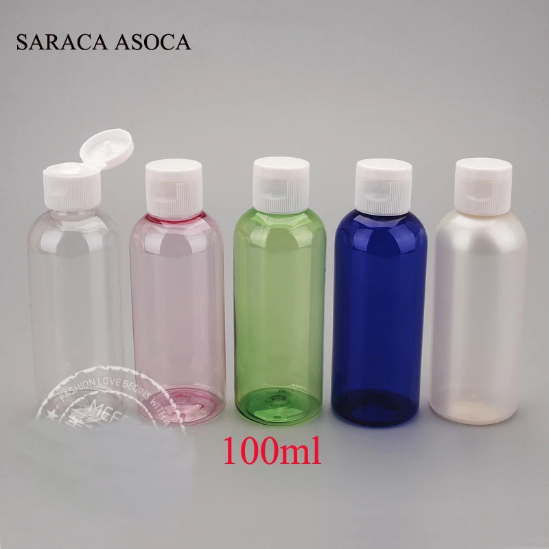 Wholesale 100ml Big Capacity Spray Plastic Flip Bottle 50pcs/lot