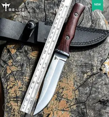 Wolveshigh hardnessstraight knifefield survivalSabre tacticsoutdoor kniveswilderness проведения инструментов |