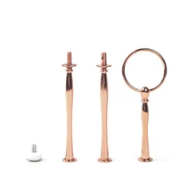 Металлическая подставка для тортов подставка для торта 3 ярусный торт стенд Центральная ручка