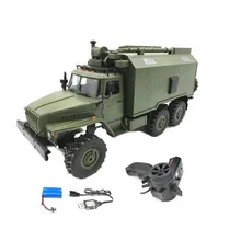 1/16 WPL B36 Ural 1/16 2.4G 6WD RC Car Military Truck Rock Crawler Command Communication Vehicle RTR Toy Auto Army Trucks jjrc q60 jjrc q61 1 16 rc truck 2 4g 6wd 4wd rc off road crawler military truck army car children gift kids toy for boys rtr