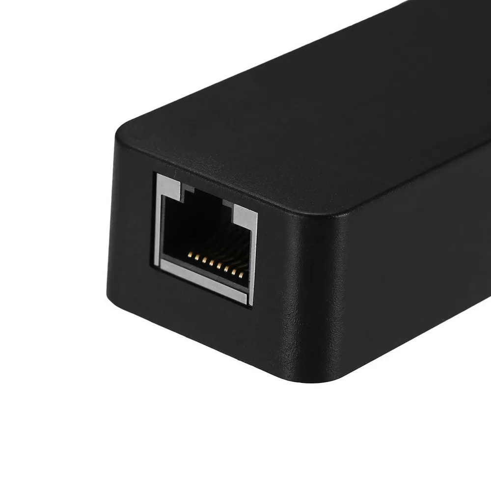 CARPRIE USB 3,0 Gigabit Ethernet Lan RJ45 сетевой адаптер 3-Порты и разъёмы концентратора до 1000 Мбит/с для ПК 6J12 Прямая