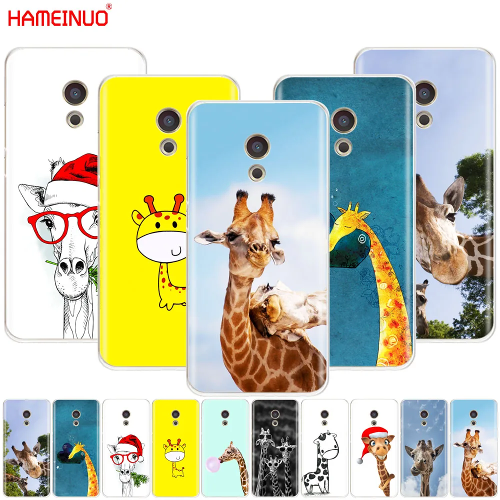 HAMEINUO милый жираф Забавный мультяшный чехол для телефона Meizu M6 M5 M5S M2 M3 M3S MX4 MX5 MX6 PRO 6 5