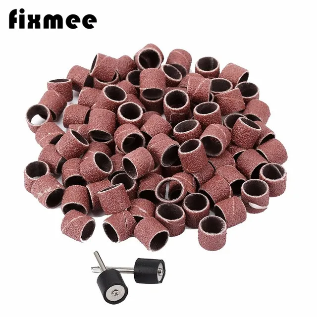 100pcs Refills Grit Sanding Paper Bands 1/2