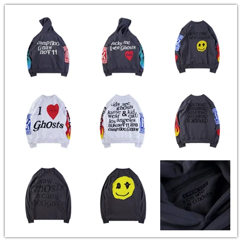 

2019ss KANYE WEST KID SEE GHOSTS Men Hoodies Women OVERSIZE Sweatshirts Skateboards Sweatshirts Hip Hip Xxxtentacion Hoodies