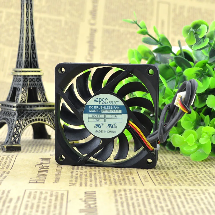 Free Delivery. 7010 7 cm A cooling fan motherboard 3 p plug P1127010LB1F 12 v 0.1 Amotherboard