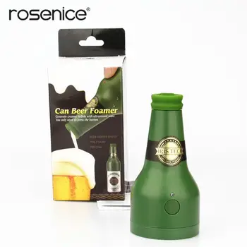 

Ultrasonic Beer Foamer Creative Bottle Shape Foam Maker Portable Outdoor Party Beer Bubbler For Canned Bottled Beer (Green)
