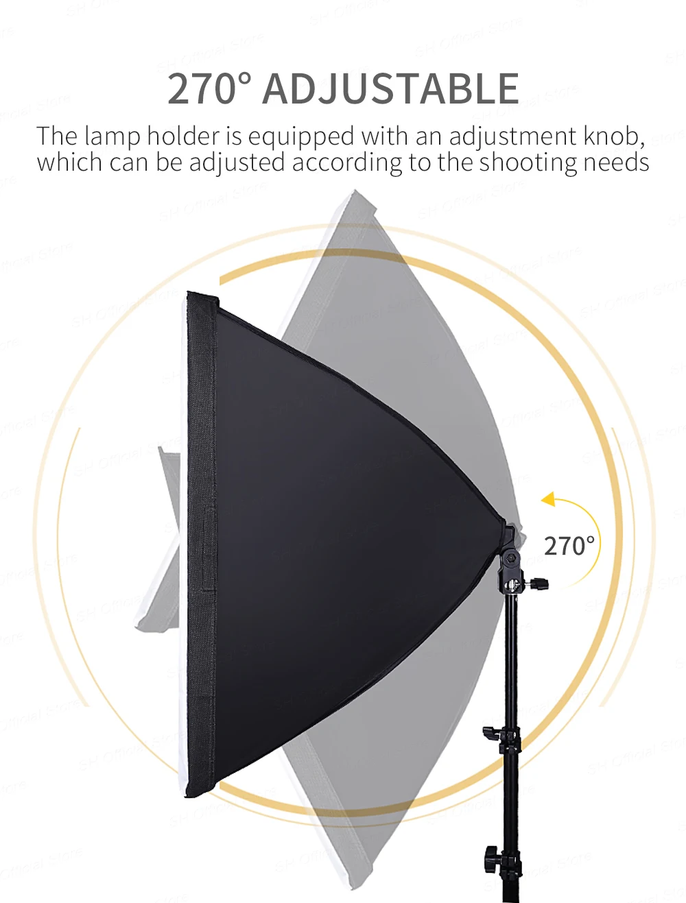 Комплект лайтбоксов для фотосъемки 2 шт. E27 Светодиодный светильник для студийной фотосъемки 2 софтбокса 2 светильник с сумкой для переноски
