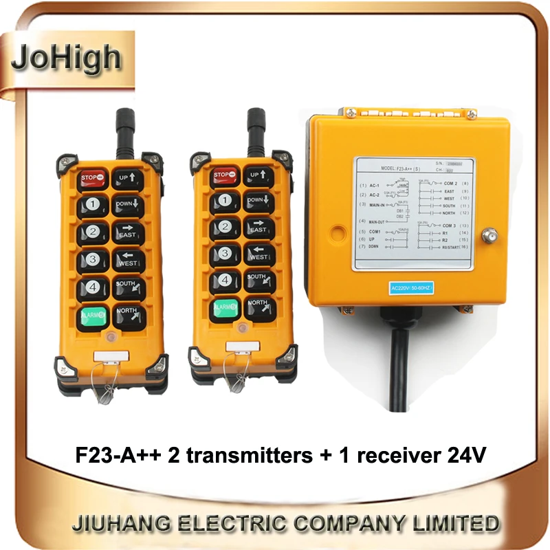 220VAC Wireless Crane Remote Control F23 A Industrial Remote Control