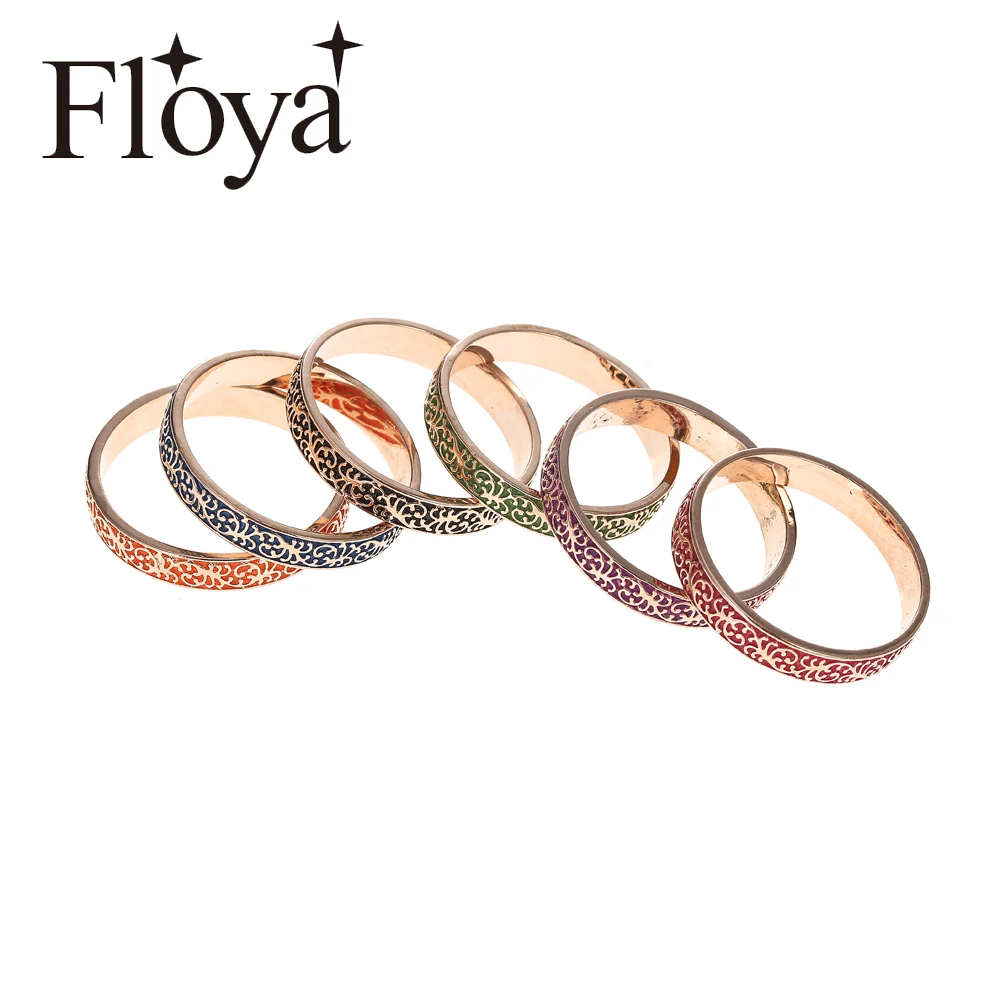 Кольцо с римскими фигурами Floya складываемое из меди и розового золота внутренняя