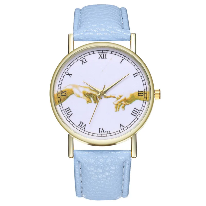 New Arrival, 2018 Watches Women fashion leather female watch vintage watch dress watches printed retro relogio reloj montre M23 (10)
