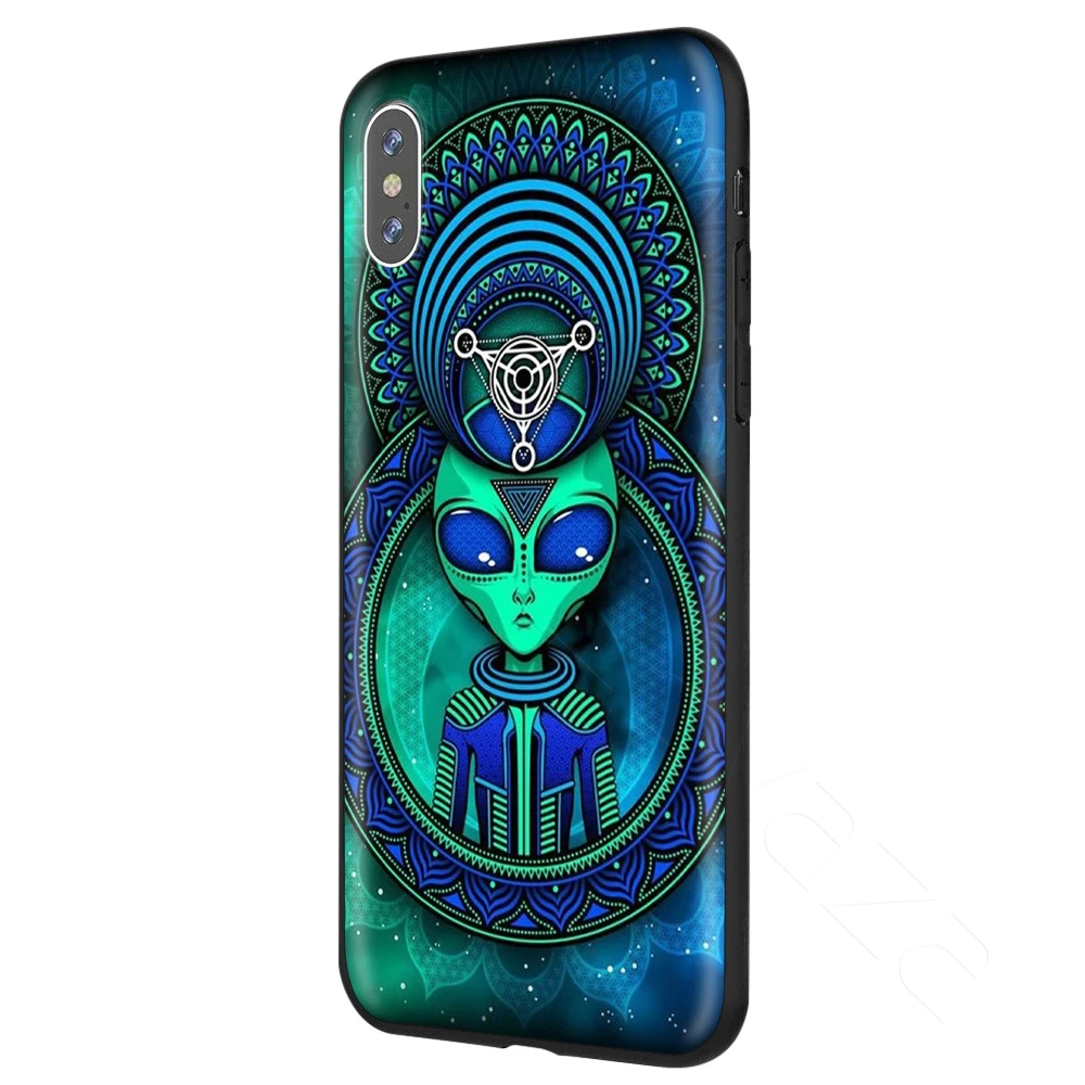 2 Lavaza психоделическая футболка арт чехол для iPhone 11 Pro XS Max XR X 8 7 6 6S Plus 5 5S se - Цвет: 2