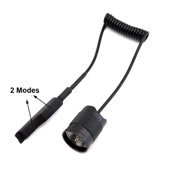 

1PC New Di-functional 2-in-1 Dual Mode 2 modes Remote Pressure Switch mouse tail switch For C8 LED Flashlight Torch lamp lantern