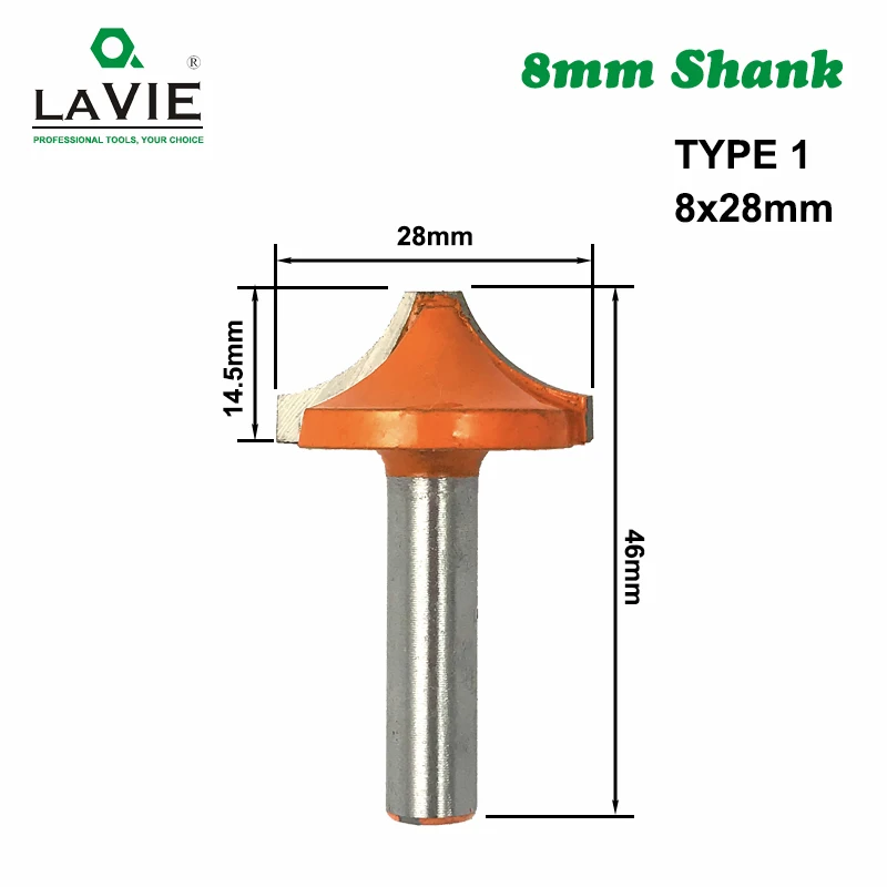 1 шт. 8 мм хвостовик круглый открытый конец резьба маршрутизатор бит погружение круглый над шейкер бит деревообрабатывающие фрезы для дерева 02095 - Длина режущей кромки: TYPE 1 8x28mm