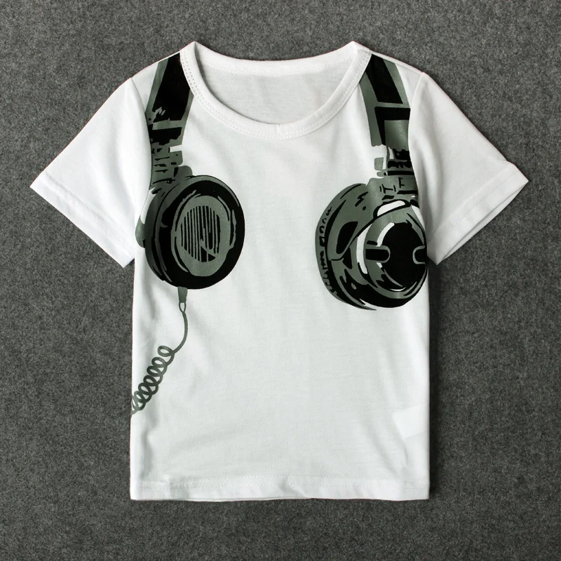Футболка для мальчиков с круглым вырезом и принтом 3 цвета|t-shirt for baby|t-shirts free