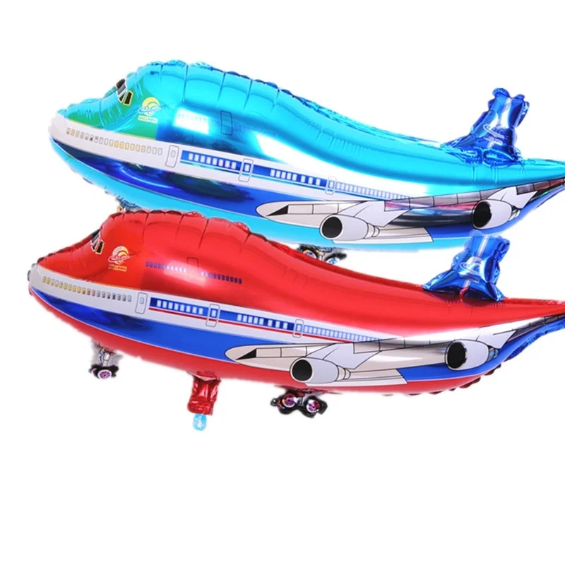 New Arrival 2pcs Oversized Airplane Airbus Modeling Aluminum Foil