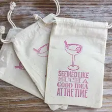 Заказ назначения Свадебные вечерние аптечка набор от похмелья ювелирные изделия пользу муслиновые мешки Девичник сувениры для девичника