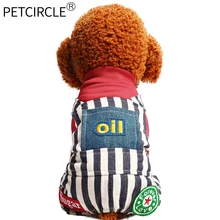 

2018 New Arrival Petcircle Dog Clothes Cute Spring Warm Striped Bichon Pets Small Large Dogs Pet Clothes size XS-XL Chihuahua