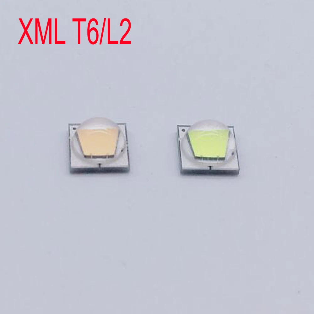 10 шт. CREE XML XM L T6 XML2 светодиодный U2 Вт белый/теплый белый высокой Мощность
