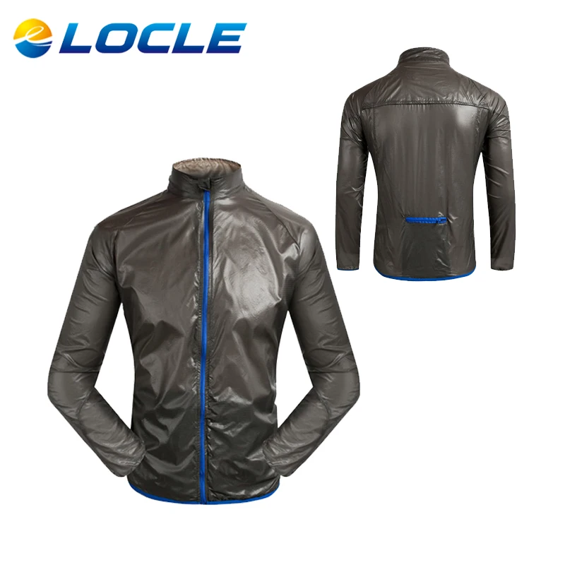 

LOCLE Durable Soft Waterproof Jersey MTB Cycling Raincoat Multi Function Anti-shine TPU Bike Bicycle Equipment Clothes