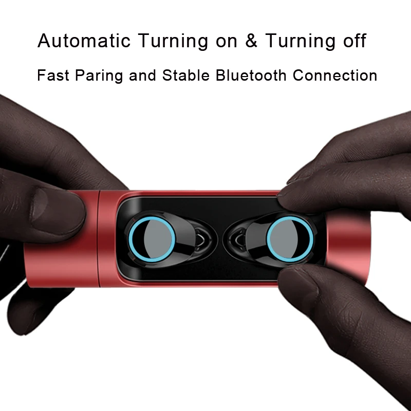 Touch Control TWS 5.0 Bluetooth 5.0 Earphone EDR Mini Twins Stereo Microphone True Wireless Earbuds for All Smart Phone Earpiece