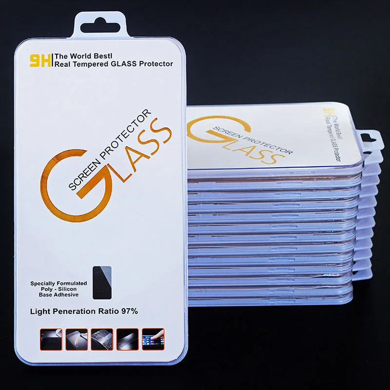 10pcs Screen Protector Phone Film Tempered Glass for iPhone 11 Pro Max X Xs MAX XR 5 5s 6 6s 7 8 Plus 8Plus + Retail Box | Мобильные